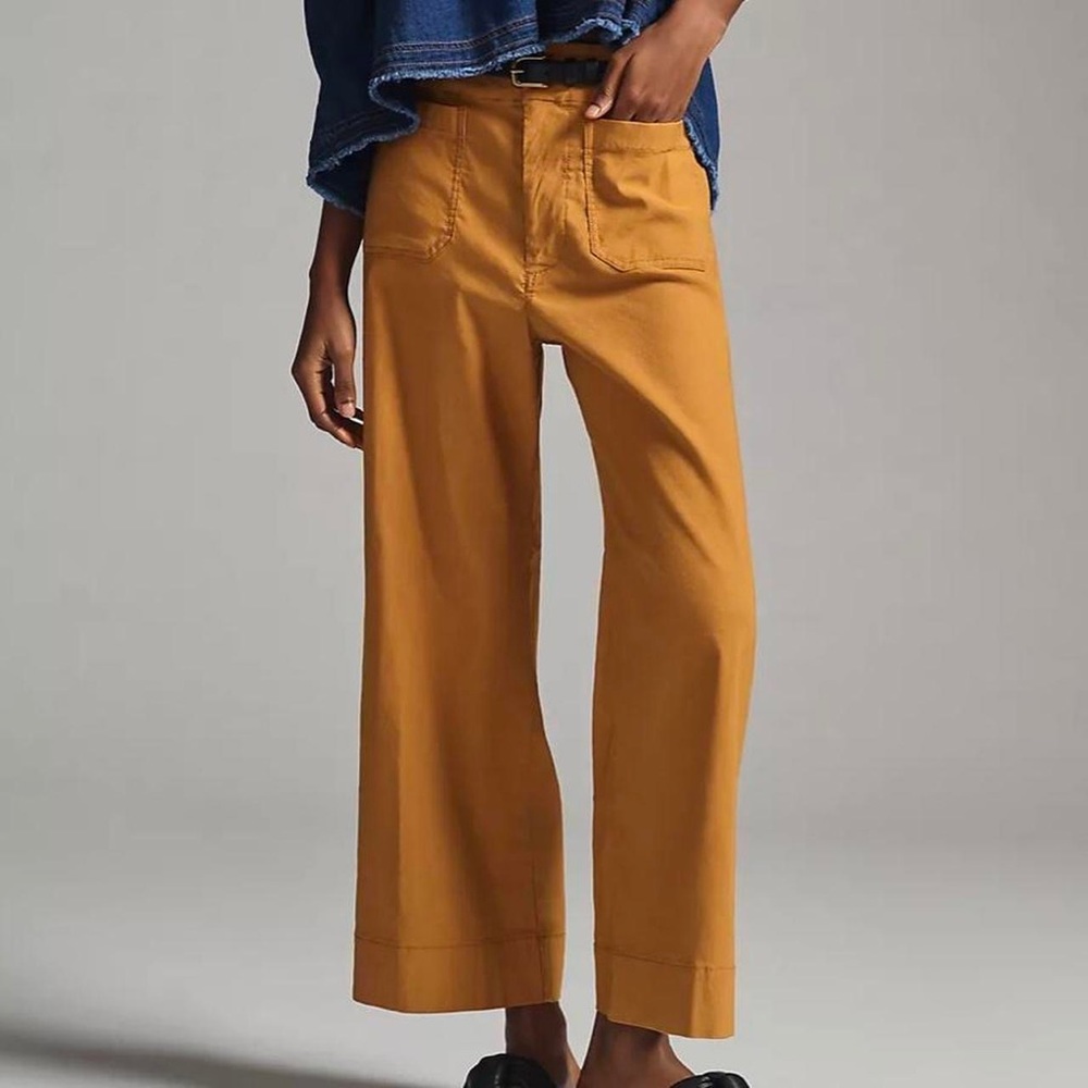 Anthropologie wide leg pants